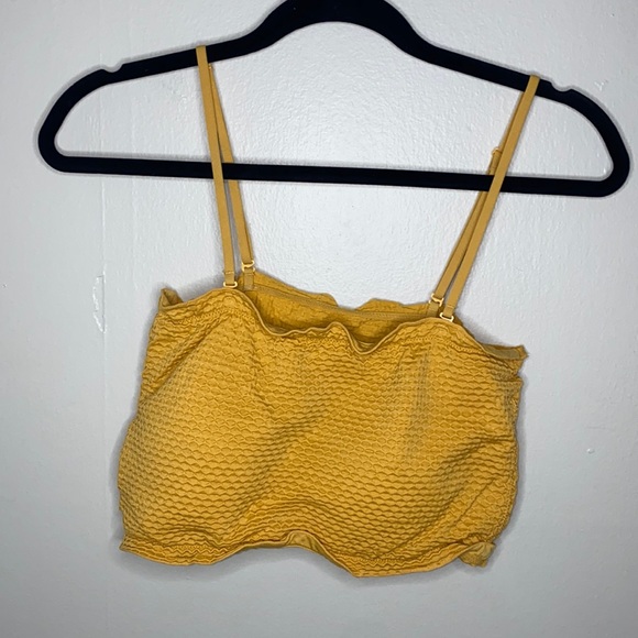💫The softest Yellow honeycomb bralette/ top! - Picture 2 of 8